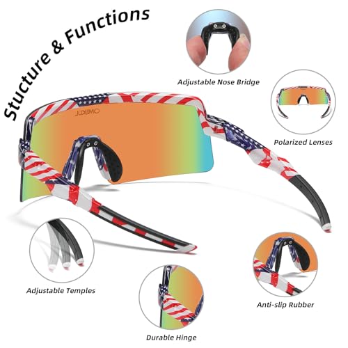 Polarized Sunglasses for Adults - UV400 Outdoor Sports Eyewear - Ap4 Variation