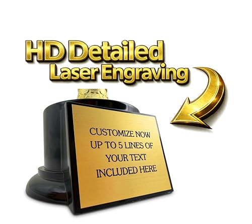 Custom Engraved Trophy Cup – 7.5" Gold Award Trophy - Personalize Your Text