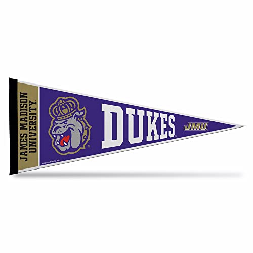 James Madison Dukes Felt Wall Pennant - 12" x 30" Decor