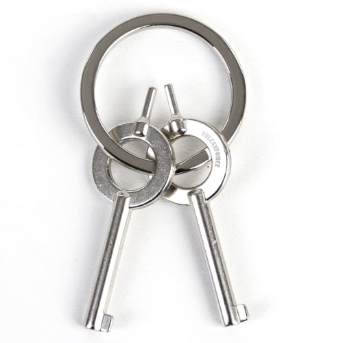 Vulcanforce 2-Pack Handcuff Keys | Universal Steel Law Enforcement Keys