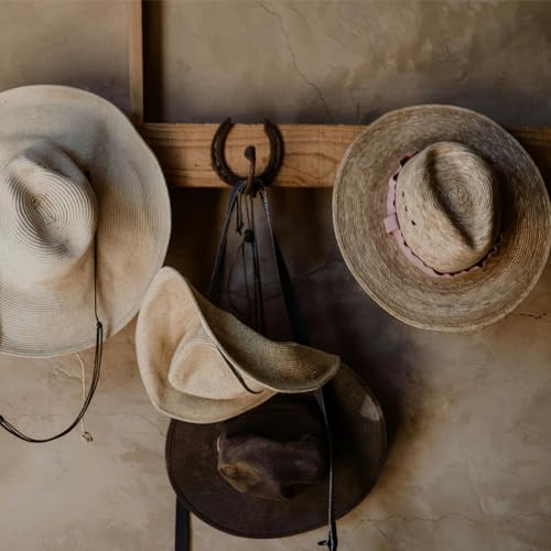 Adjustable Cowboy Hat Chin Strap - Windproof Anti-Loss Hat Band (2 Pack)
