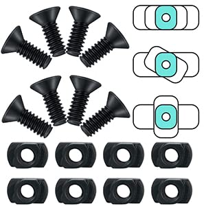 Picatinny Accessory Rail - 13 Slots - Polymer - Black - 4 Pack