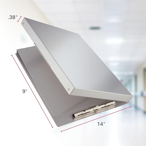 Saunders 9 x 12 Inch Aluminum Form Holder with Privacy Cover, Pack of 2