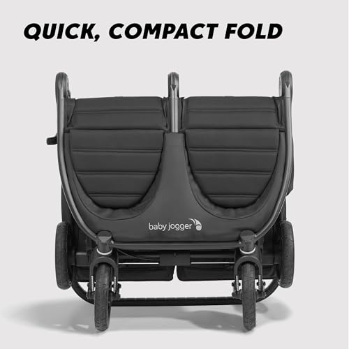 Double Stroller for Newborns & Toddlers - Jet Black