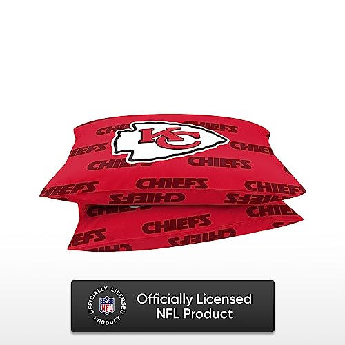 Kansas City Chiefs Team Color Big Logo Pillowcases - 2-Pack