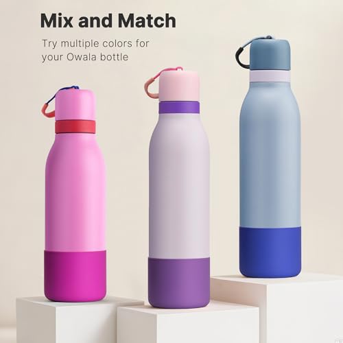 Silicone Boot for Owala FreeSip Twist Water Bottle - Purple