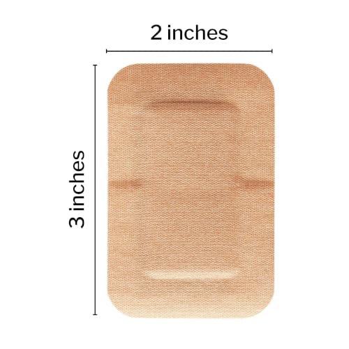 Adhesive Bandages - Sterile Fabric, 2x3 in, 50 Count