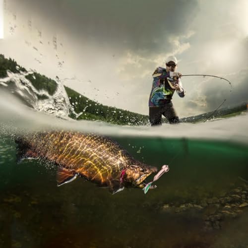 Funny Fishing Lures Set - 4pcs Zinc Alloy Spoon Baits