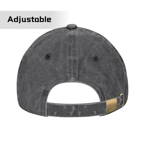 Vintage Washed Distressed Embroidered Baseball Cap - Captain