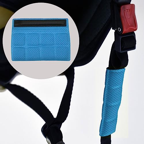 Universal Helmet Padding Kit - Shock-Absorbing Foam Pads - Blue