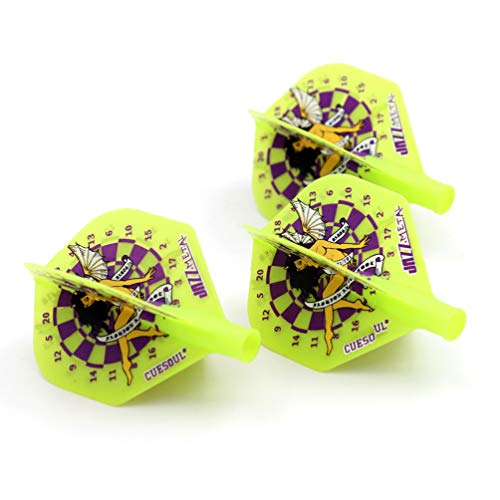 CUESOUL TERO AK4 Dart Flights Standard Shape Green – with AK7 compatible