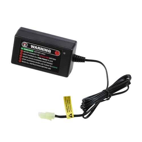 Smart Charger for 8.4V–9.6V NiMH Battery Packs - Airsoft & RC Use