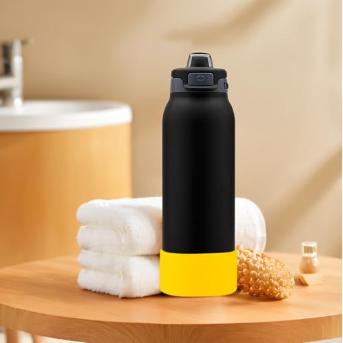 Silicone Protective Boot for 32oz Water Bottle - Yellow - 2 Pack