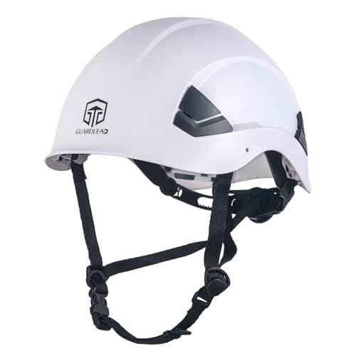 Hard Hat with Chin Strap ANSI Z89.1 Certified Vented Safety Helmet for Construction OSHA Approved Low Profile Adjustable for Men & Women