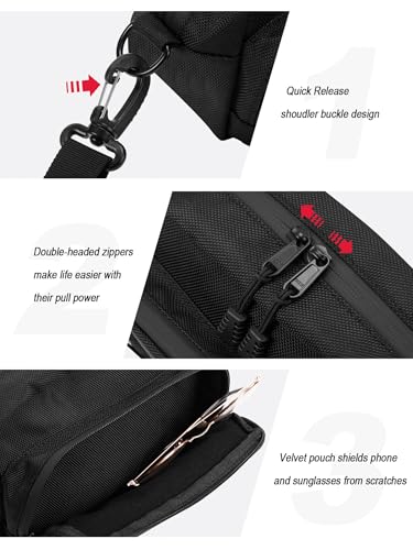 Nilkatss Motorcycle Handlebar Tool Bag - Universal Cruiser & Dirt Bike Storage