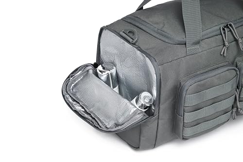 Wotony Tactical Duffle Bag for Men 35L Dark Gray Military Workout Gym Travel