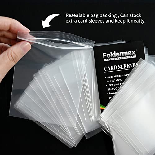 Clear Soft Card Sleeves for Trading Cards - 200 Count Standard Size
