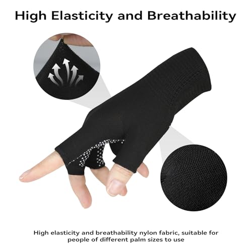 Lightweight Anti-Slip Touchscreen Gloves for Men - Half-Finger