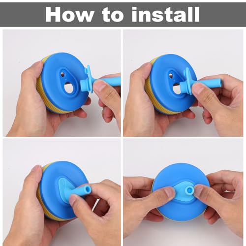 6-Piece Replacement Bite Valve Set for Zak Water Bottles - Silicone