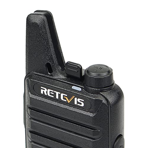 Retevis RT22 Walkie Talkies for Adults, Two Way Radios Long Range Rechargeable, VOX Handsfree, Mini Compact Walkie Talkie with USB Charger, for School Church Restaurant (6 Pack)