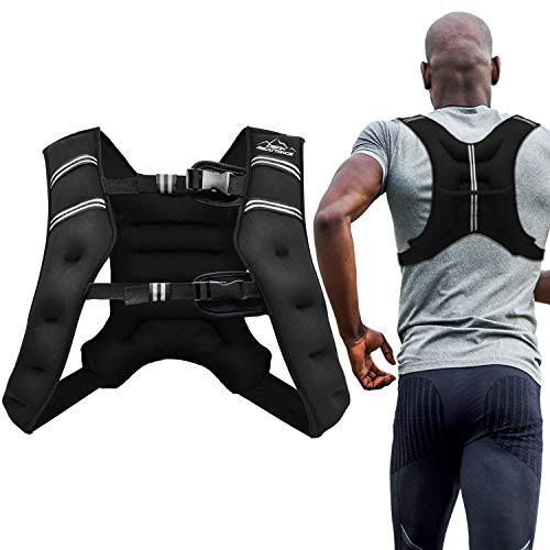 Aduro Sport 20 lbs Weighted Vest for Fitness & Training - Adjustable Body Weight Equipment