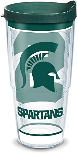 Tervis Michigan State University MSU Spartans 24oz Insulated Water Bottle – Keeps Drinks Hot & Cold, Made in USA, Tradition