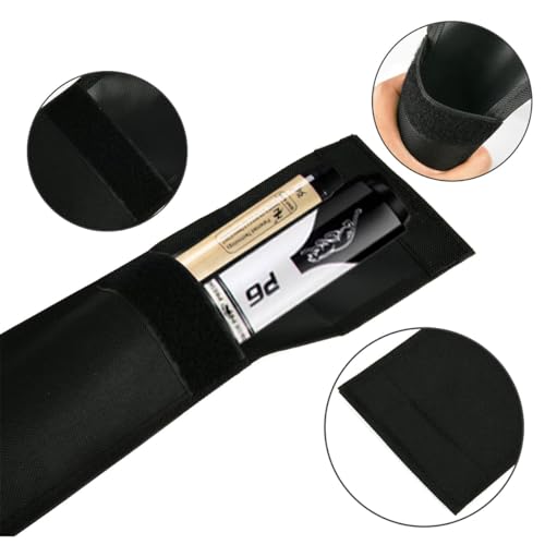Billiard Cue Stick Carrying Bag - Black 32 Inch with Mini Pouch