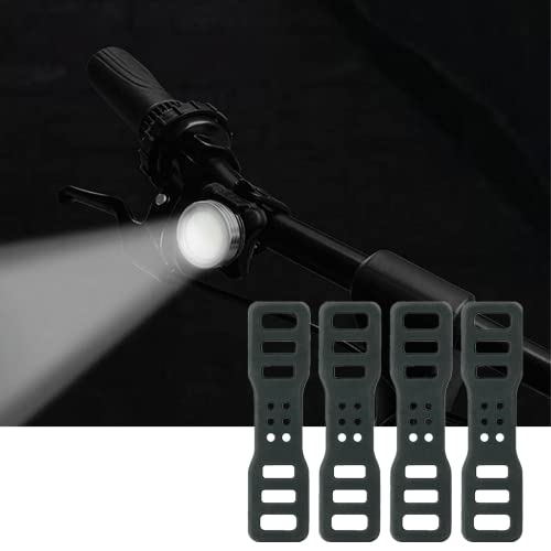 Silicone Bicycle Straps - 4 Pcs Durable Rubber Mounting Straps