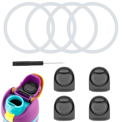 Silicone Replacement Stoppers & Seal Rings Set for Owala Bottles