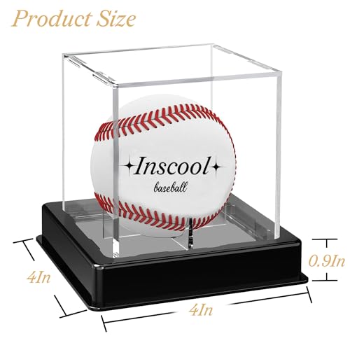 Baseball Display Case - UV Protected Acrylic Cube, High Class