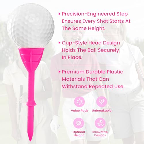 GKandi Women's Golf Glove with Magnetic Ball Marker - WineCup Medium, Left Hand, All Weather, Breathable, Stylish Set with Tee & Divot Tool