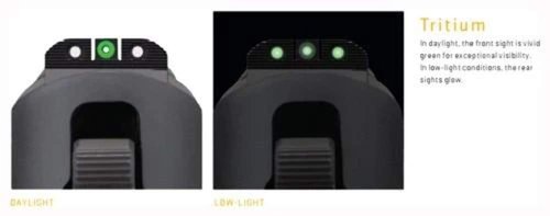 SIG SAUER X-RAY3 Enhanced Visibility 3-Dot Tritium Square Notch Day/Night Pistol Sights | High-Contrast Green #6 Front Sight & Blacked-Out #8 Rear Sight, Compatible with Sig Sauer Pistols
