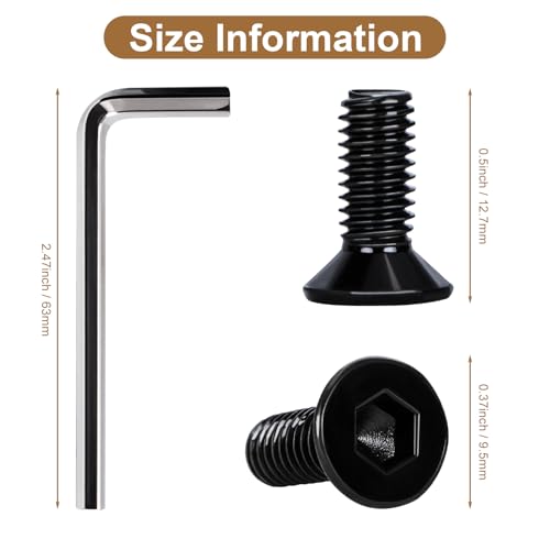 Replacement Screws for Delta & Shimano SPD Cleats - 8 Pcs