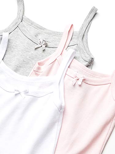 Maidenform Girl Girls' Cami 3-Pack - Big Girls, Large, Heather Grey & Pink