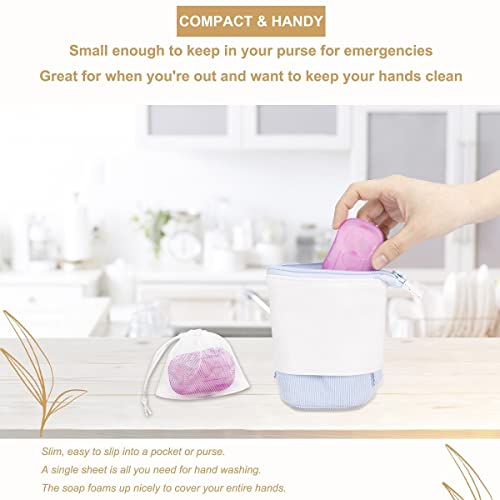 400 Sheets Portable Soap Paper for Travel - Multicolor