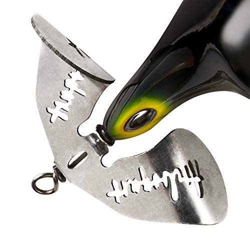 Buzz Plug Fishing Lure - 1 oz, 2 7/8 in, Black