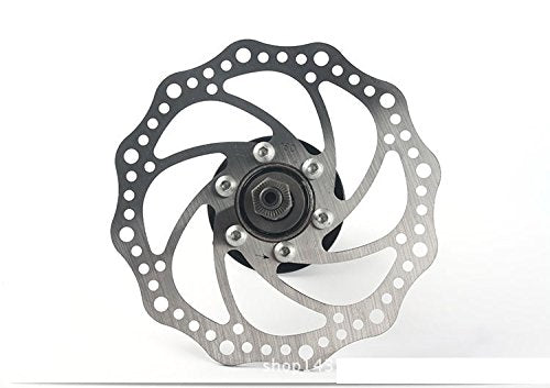 BlueSunshine Front and Back Disk Brake Kit - 160mm For 80cc Gas Motorized Bicycle - Freewheel Threaded Hubs Hole distance of 48mm
