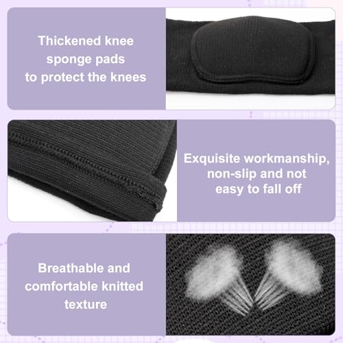 CACASO Kids Knee Pads 3 Pairs X-Small Pink Purple Gray for Sports