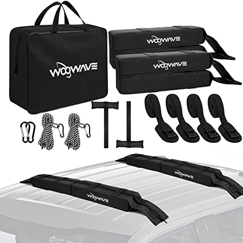 Folding Kayak Roof Rack with Accessories - Universal Soft Pads