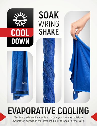 Instant Cooling Towel for Neck & Face - Black Single Pack