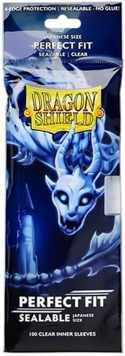 Dragon Shield Card Sleeves - Premium Japanese Clear 100CT | Smooth & Durable for MTG, Pokémon, Yu-Gi-Oh!