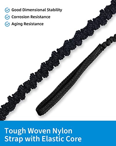 Kayak Paddle Leash - Stretchable Strap for Kayaking & Fishing