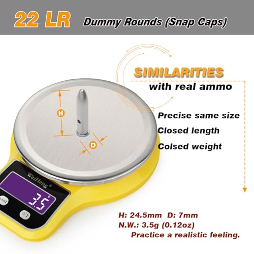 BOOLIT EYE 22LR Dummy Rounds 24-Pack for Shotgun & Pistol Safety Training