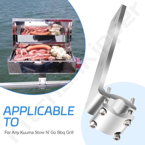Stow N' Go Grill Rail Mount Bracket for Kuuma BBQ Grill - Aluminum