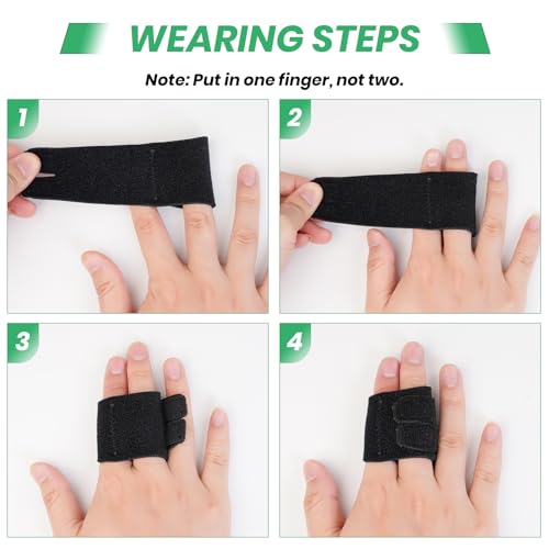 Finger Splint Straps - 2PCS Medium Double Support