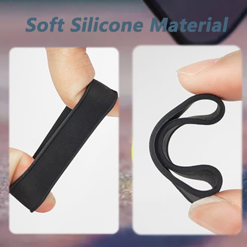 Pickleball Paddle Grip Bands - 8 Pcs Silicone Rings, 4 Colors