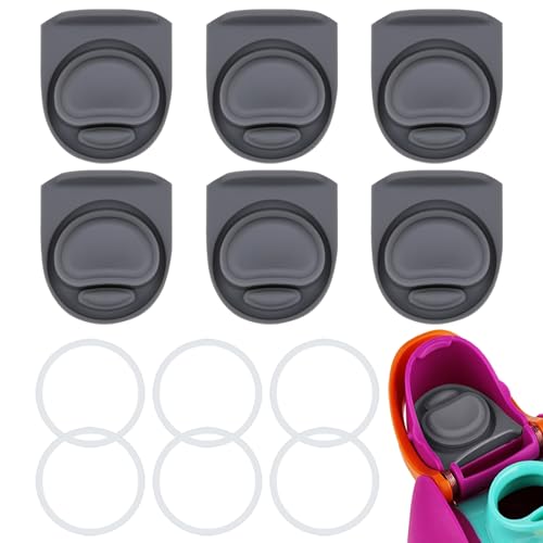 Replacement Rubber Seal Set for Owala FreeSip - 6 Grey Parts