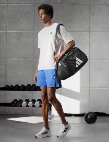 Lightweight Black Gym Duffel Bag with Adjustable Strap