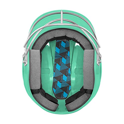 Easton Alpha T-Ball Softball Batting Helmet with Facemask, Small Mint Green