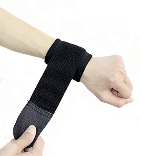 Adjustable Compression Workout Wristbands - Red (2 Pack)